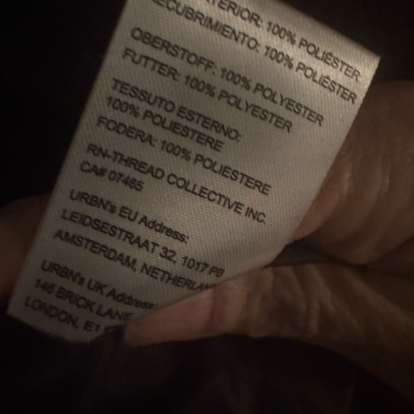 NVLT Women's Houndstooth Pea Coat in Black and White - Picture 3 of 7